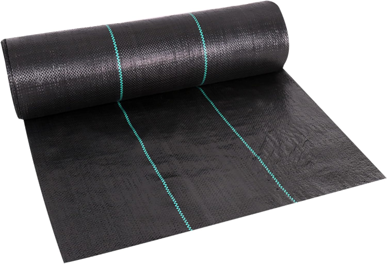 Garden Weed Control Mat - Heavy Duty PP Weed Barrier Landscape Fabric Ground Cover Garden Mat for Flower Bed, Mulch, Driveway, Yard/Black / 0.4X200m