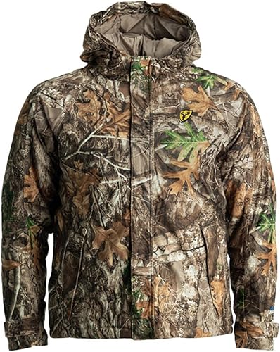 SCENTBLOCKER Chaqueta de caza de camuflaje transpirable impermeable para hombre