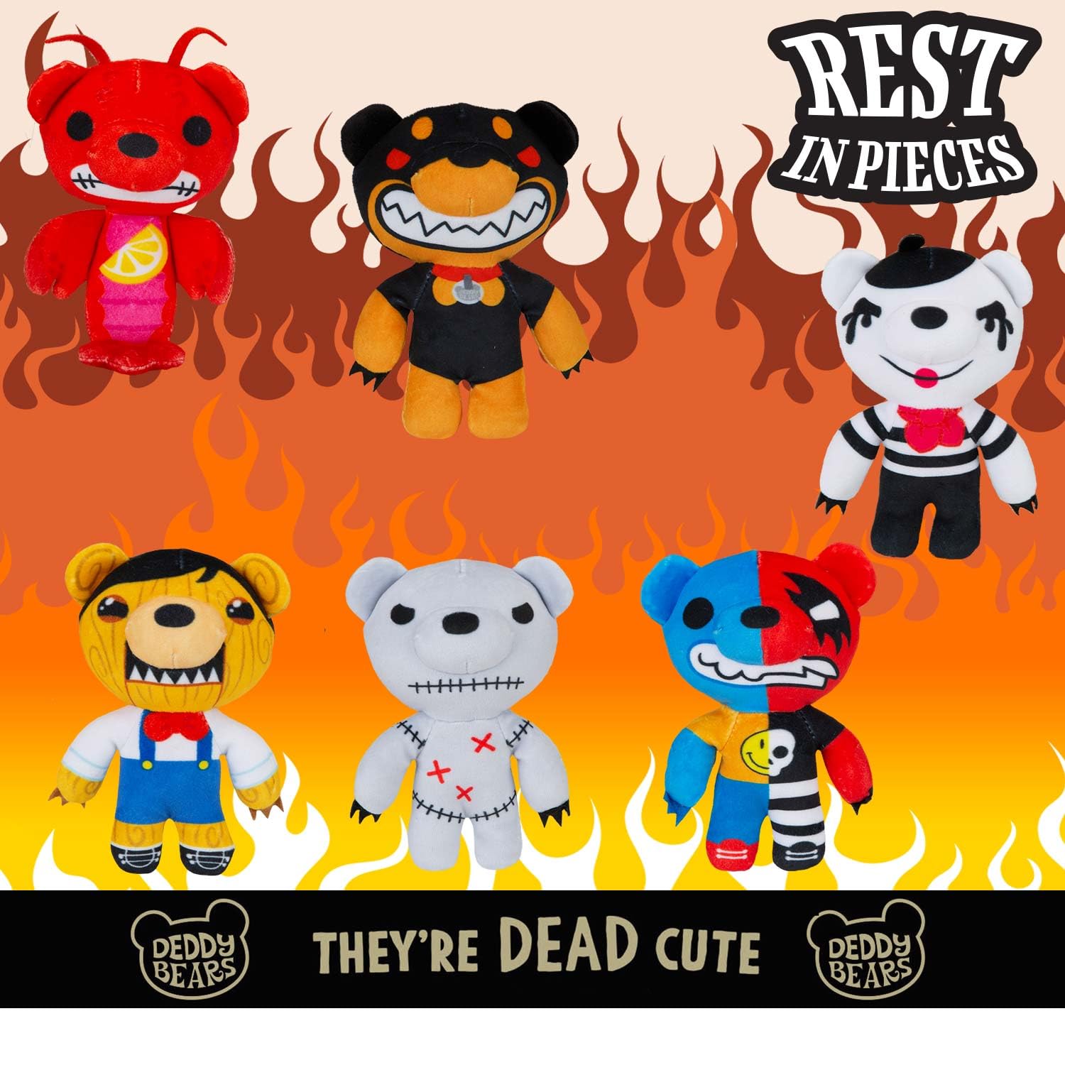 Deddy Bears Hank Hotpot Soft Toy 30cm Coffin Box, Plush Idea
