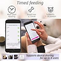 Vista 2 de 12L 5G WiFi Alimentador automático para perros de raza grande y alimentadores automáticos para gatos 1080P Full HD Pet Camera Treat Dispensador