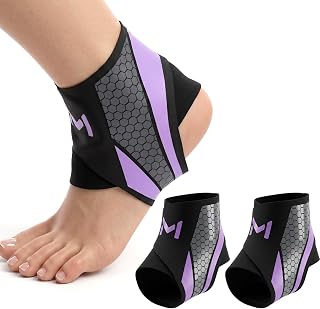 2pcs Ankle Brace for Men Women, Compression Sleeve Wrap Socks | Open Toe Ankle Brace Stabilizer, Adjustable breathable Support Straps, for plantar fasciitis Sprained achilles tendonitis