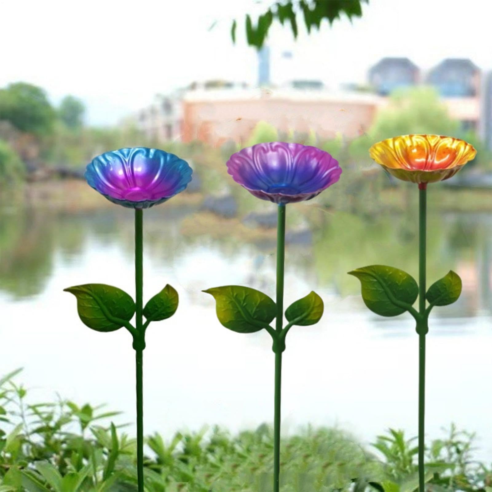 Abeilles station d'arrosage en métal haut de gamme déco artisanale colibri pour cour