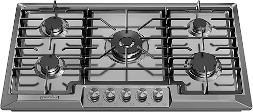 Empava 36 "Acero inoxidable 5 Italia Sabaf Burners Stove Top Gas Cooktop Empv-36GC881
