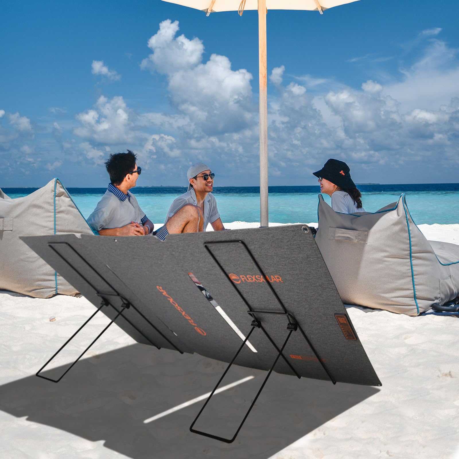 2x Solarpanel Halterung, Klappbarer Solarmodul Halterung, Keine Feste Installation Erforderlich Stabil und Leicht für Viele Modelle Von Solarmodulen