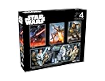 Buffalo Games - Star Wars - 4 x 1 Multipack - Classic Multipack #2 - Multi Piece Jigsaw Puzzle for Adults -Challenging Puzzle Perfect for Game Nights - Finished Size Varies