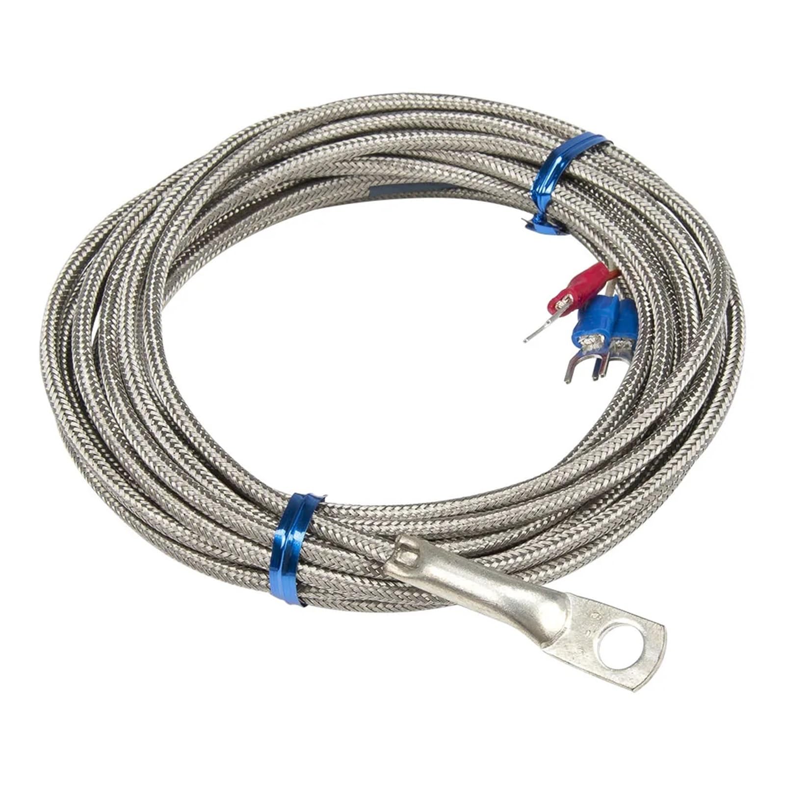 Sensor RTD PT100 con cable metálico de 5 metros para lecturas térmicas precisas 5