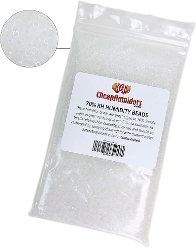 Humidor Humidity Beads | 8 oz (1/2 lb) Bag | Rock Solid 70% Humidity | Two Way