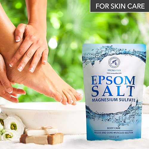 Miniatura 5 de Sales de Epsom Bath 6 lb - 3kg - 105.82 oz - Sal de Epsom 100% pura y natural - Sulfato de magnesio concentrado - Calmante y alivia los músculos