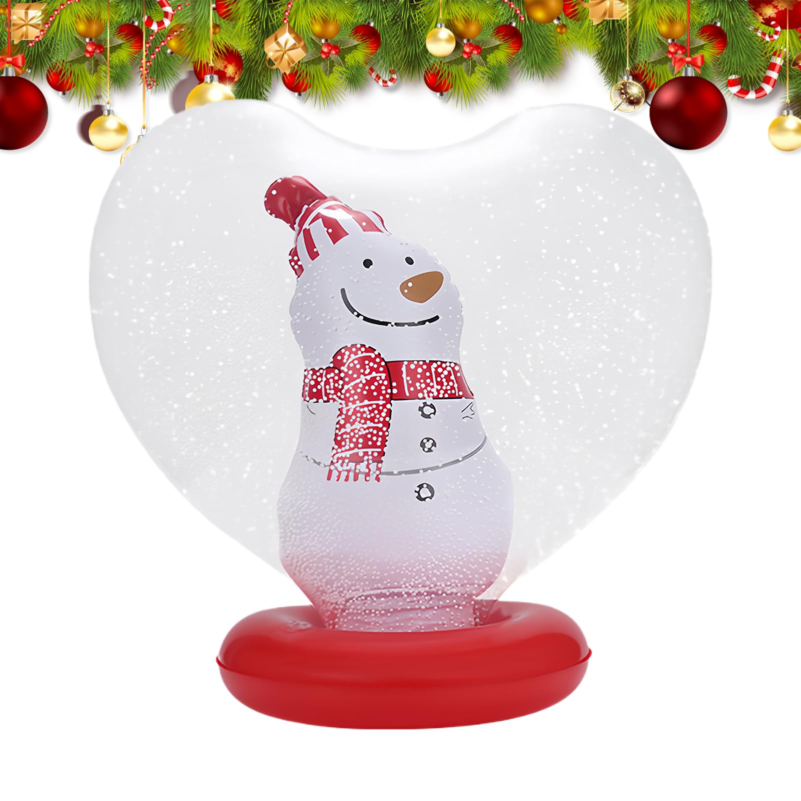 Boules de Noël gonflables stables et lumineuses pour illuminer l'hiver