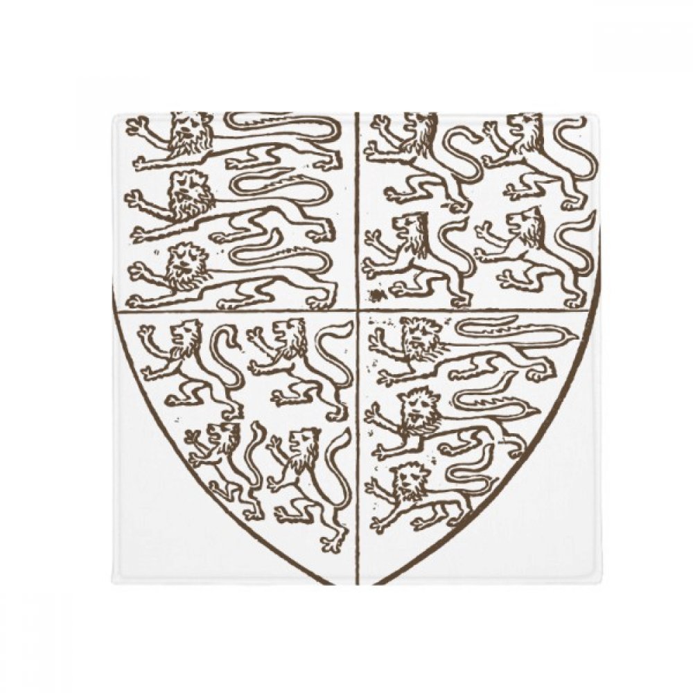 Tapis de sol rond 60x60cm noir et blanc au motif géométrique abstrait pour entrée