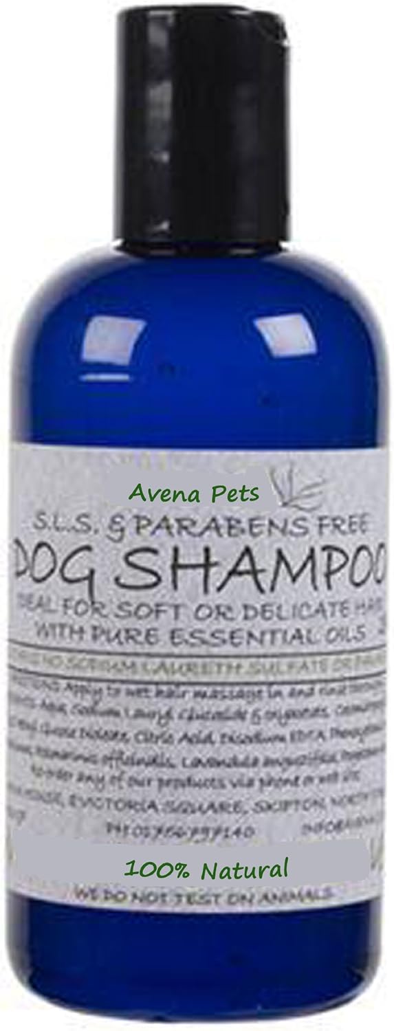 Natural Dog Shampoo For Delicate Skin/Hair 250ml Parabens