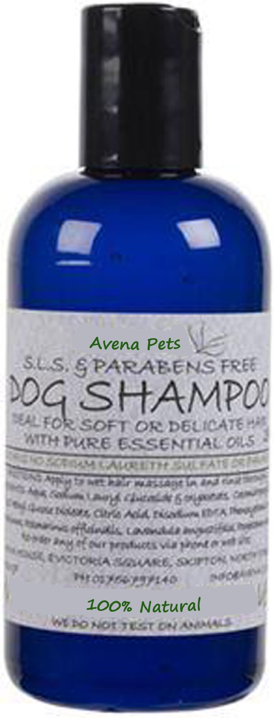 Natural Dog Shampoo For Delicate Skin/Hair 250ml: Parabens free and SLS free