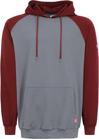 TICOMELA FR Sweatshirt FR Hoodie Shirts 7.5oz Lightweight Cotton Flame Resistant Hooded Shirts