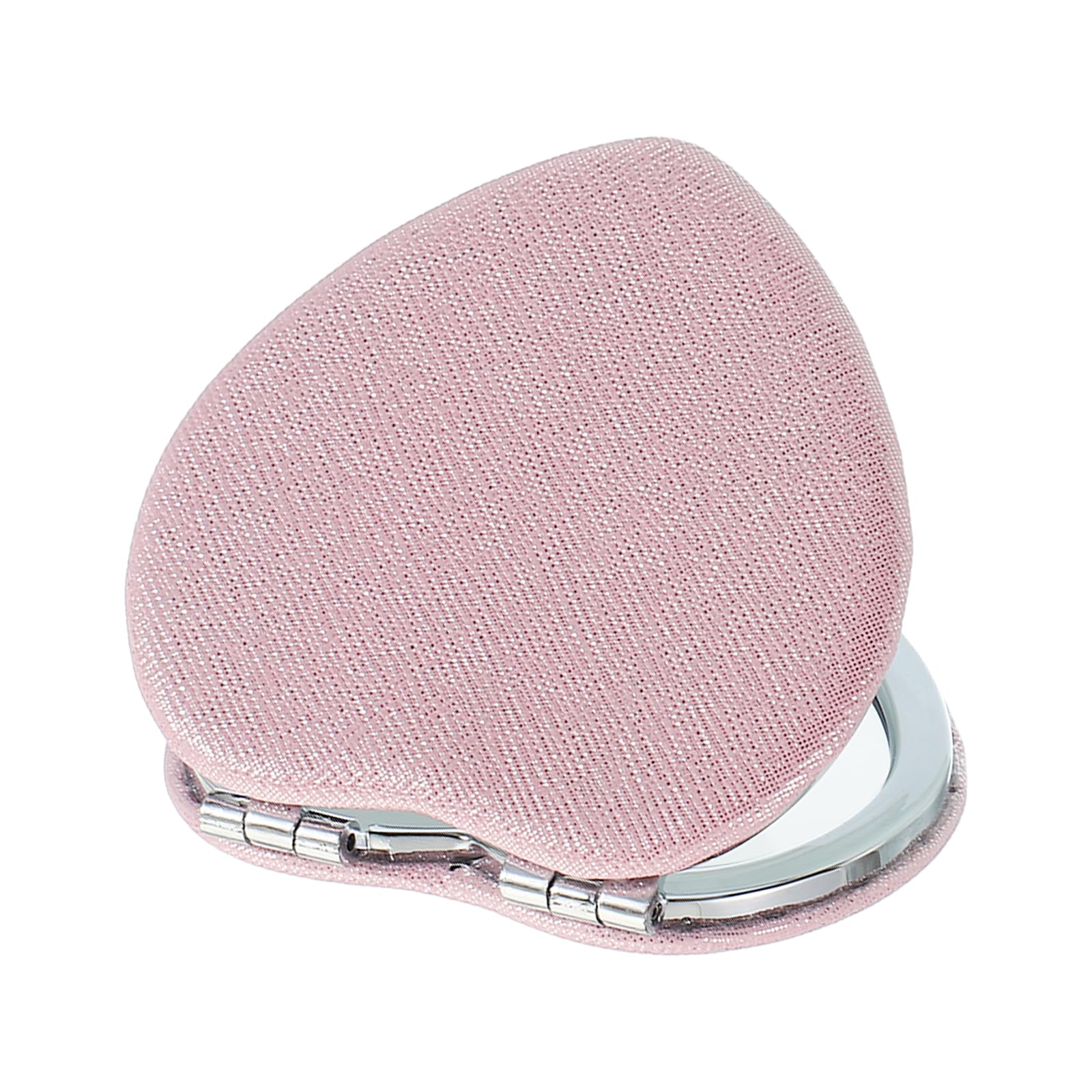 Miroir de poche pour sac à main avec loupe de maquillage pliable
