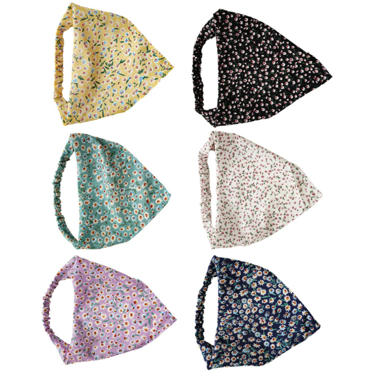 minkissy 30pezzi Fasce Per Floral Stoffa Da Accessori Eleganti Per Donne Per Festival Musicali e Attività All Aperto
