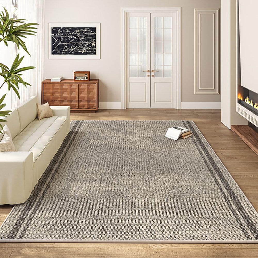 Tapis facile à nettoyer pour salon moderne et tapis décoratif lavable 80x160