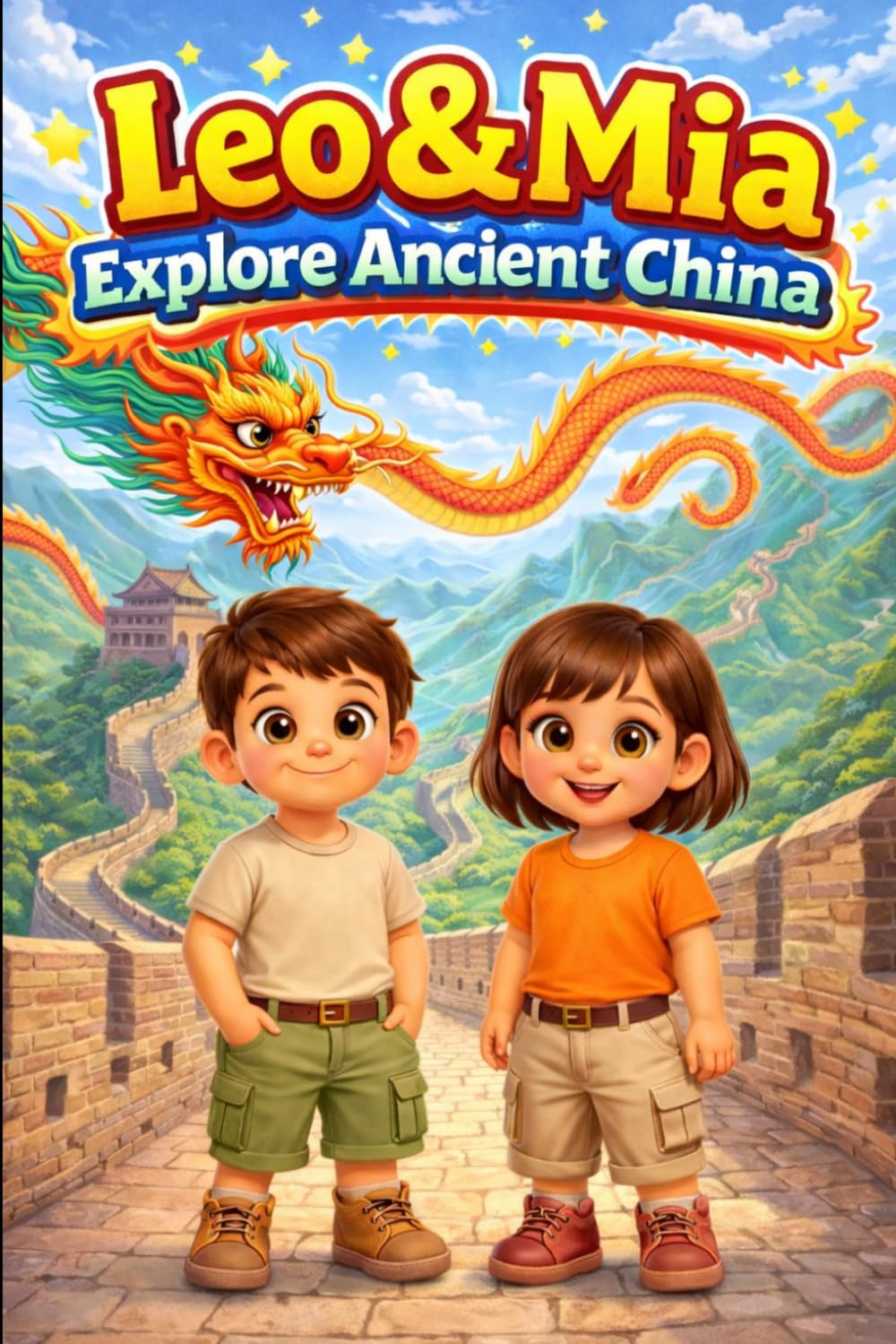 Leo & Mia Explore Ancient China: The Great Wall, Ancient Inventions, and Chinese History | Fun Learning Adventure for Kids | Easy English Story for ... ESL Beginners (Leo & Mia Explore the World)