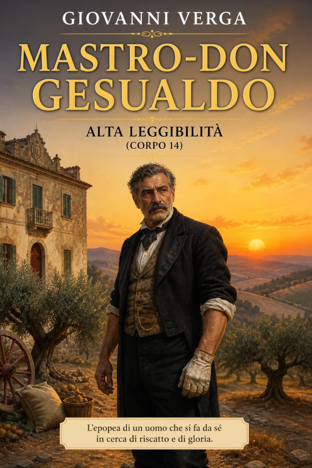 Mastro Don Gesualdo: Edizione compatta ad alta leggibilità (corpo 14)