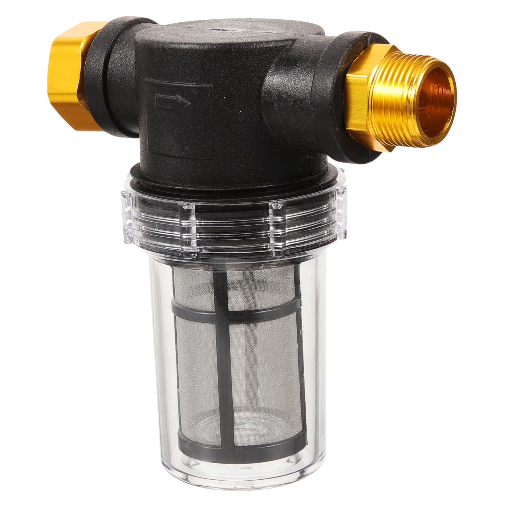 TOYANDONA Wasserfilter Für Gartenhochdruckreiniger Tragbarer Sedimentfilter Zulauffilter Für Hochdruckreiniger Waschsedimentfilter Praktischer Schlauchfilter