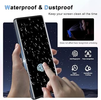 3 Pack for Samsung Galaxy S20 Ultra Screen Protector, 9H Tempered Glass Full Coverage, Case Friendly, HD Clear, Anti-Scratch, Fingerprint Compatible, Bubble-Free for S20 Ultra 5G 6.9