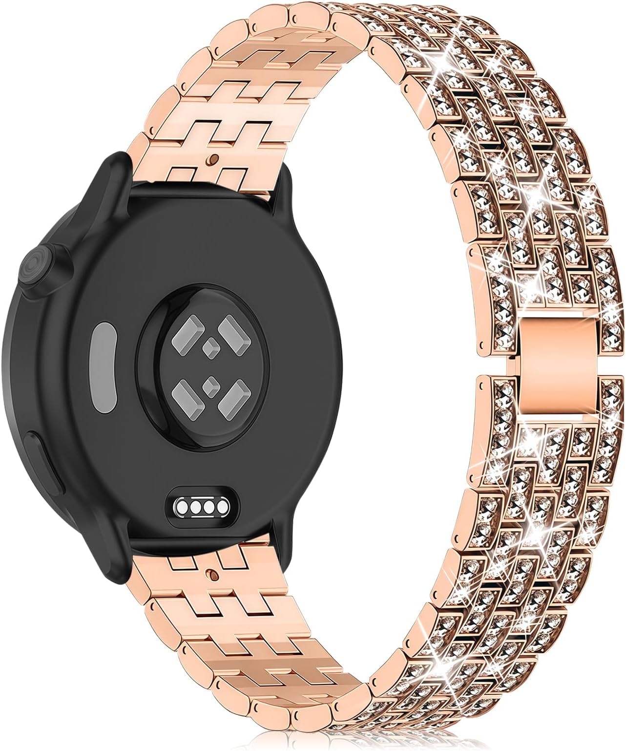 20mm Strap for Garmin Forerunner 570 42mm/165/165 Music, Approach S50/S44, Vivoactive 6/3/3 music, vívomove Trend, Venu Sq 2/2 Music Edition, Diamond Strap for Venu 2 Plus
