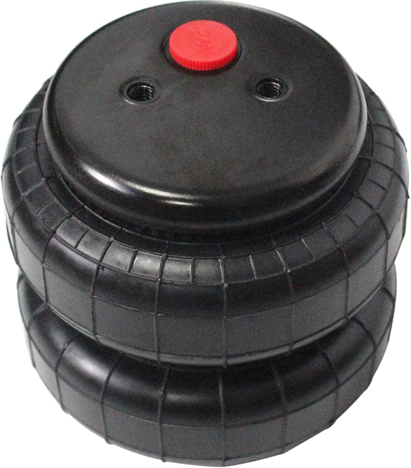 Universal Air Ride Suspension Spring Bags Double Bellow Standard 2500 lb 1/2"npt Single Port for Ford F150/F250, for GMC Sierra, for Chevrolet Silverado, for Dodge Ram 1500 2500 3500, for Truck