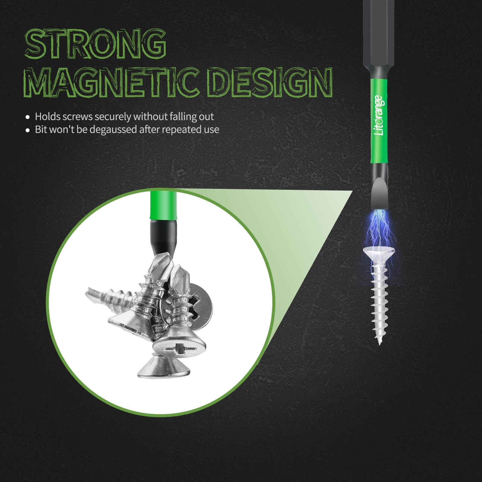 9 Punte Esagonali Magnetiche 75 Mm Per Avvitatore - Set Per Avvitatori A Batteria E Percussione - Foto 2