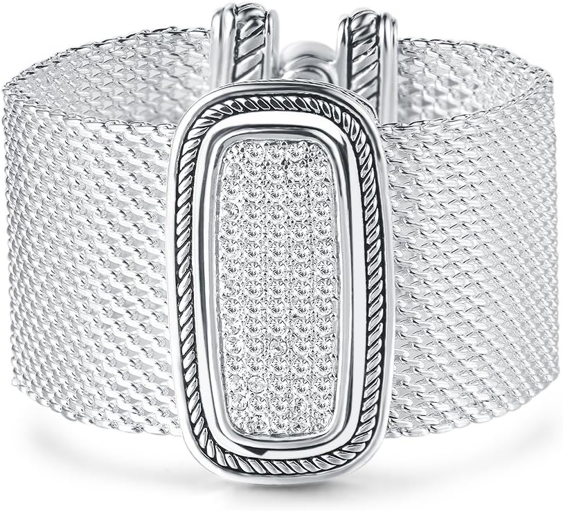 UNY Austrian Pave Crystals designer Inspired personality Bracelets alloy bangle jewelry Antique Jewelry