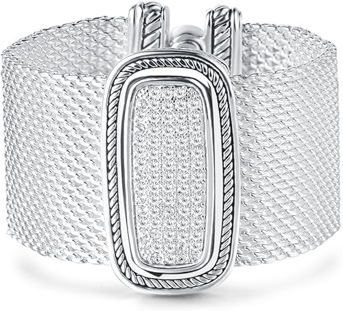 UNY Pulseras de personalidad inspiradas en el diseñador de cristales de pavimentación austriacos, joyería antigua