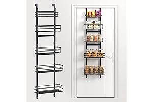 Adjustable Slim Door Shelf Pantry Organizer Extender