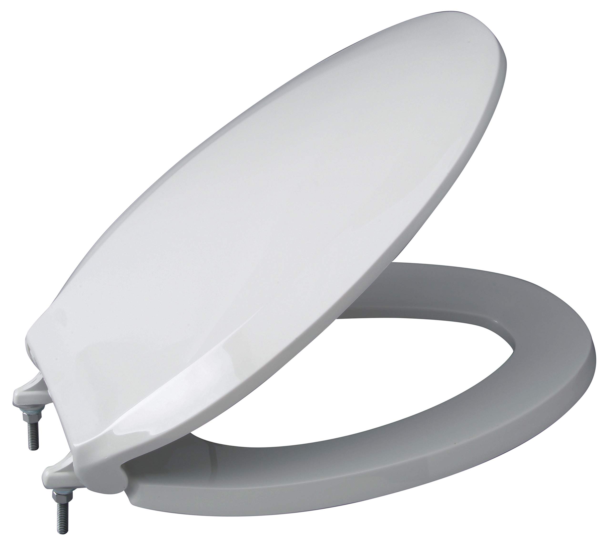 Zurn Z5958SS-EL Standard Seat, Closed Front, with Cover, Stainless Steel Check Hinge