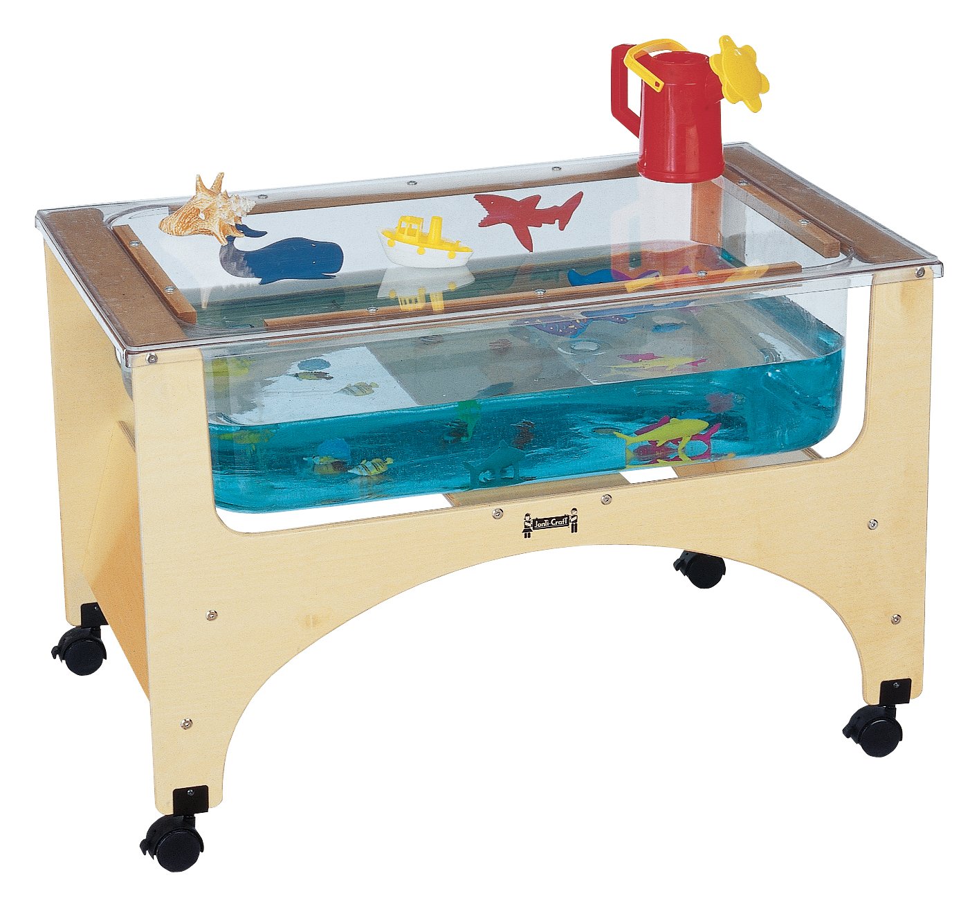 Jonti-Craft See-Thru Sensory Table, Childrens, Brown - Image 3