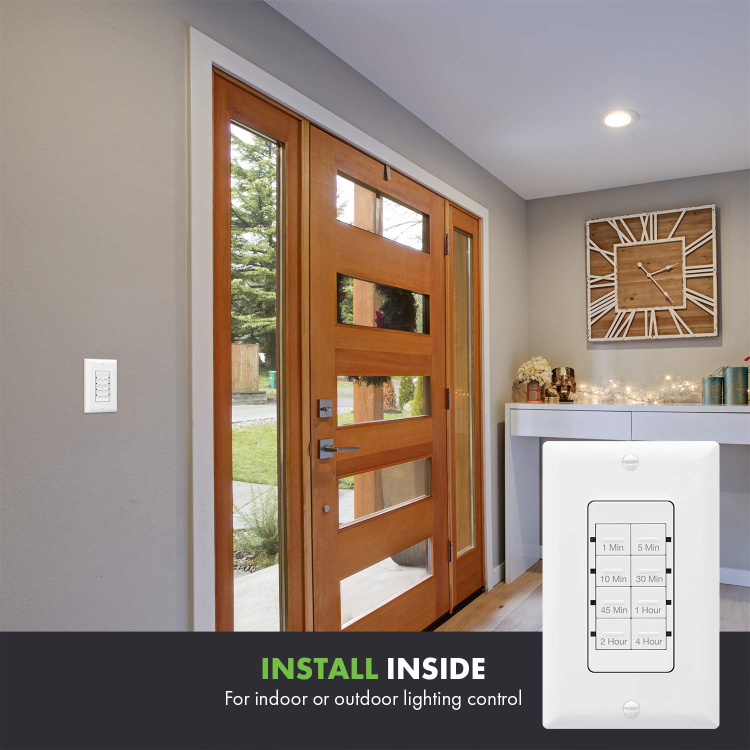 Buу 1 gеt 1 🔥 TOPGREENER Wall Countdown Timer Switch, 1-5-10-30-45 min, 1-2-4 Hour Delay Times, Light Switch Timer, 600W LED, 1/2Hp, Neutral Wire Required, UL Listed, TGT08-4, 4-Pack Bеѕt Rеvіеw TOPGREENER Wall Countdown Timer Switch, 1-5-10-30-45 min, 1-2-4 Hour Delay Times, Light Switch Timer, 600W LED, 1/2Hp, Neutral Wire Required, UL Listed, TGT08-4, 4-Pack