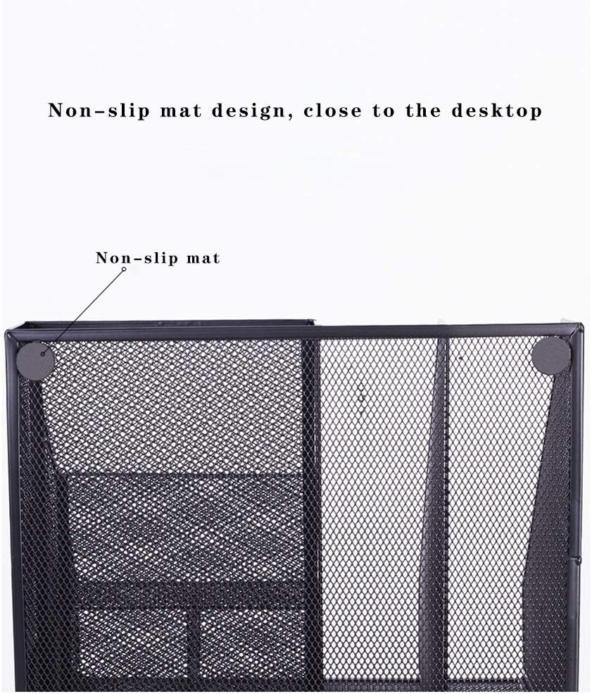 -File Cabinet Desktop File Holder Vertical Vertical Compartment Desk File Manager Data File Management Rack. (Size : #6) (#3) image 3