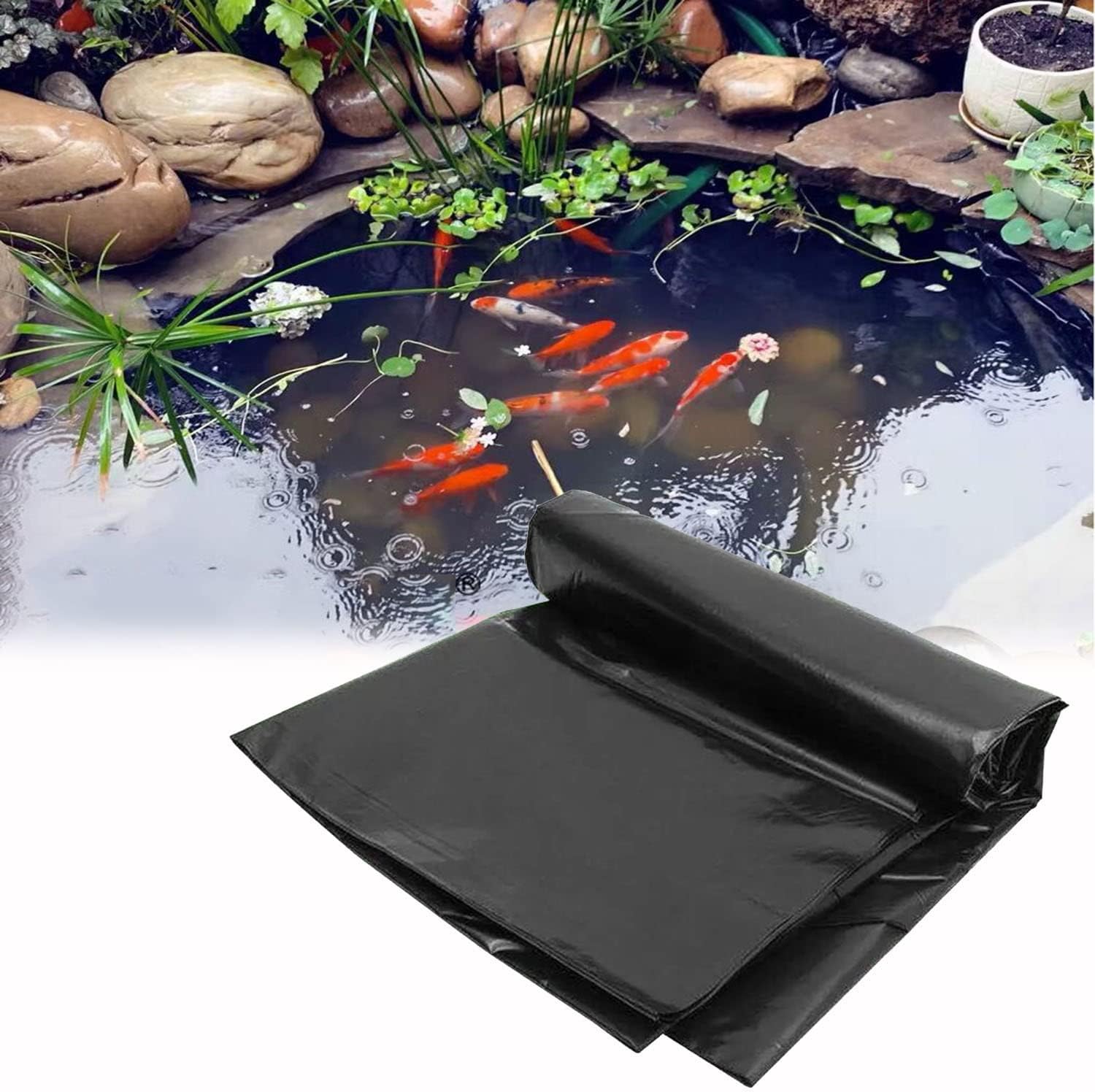 Large Pond Liner Flexible Weather Resistant Pond Liners