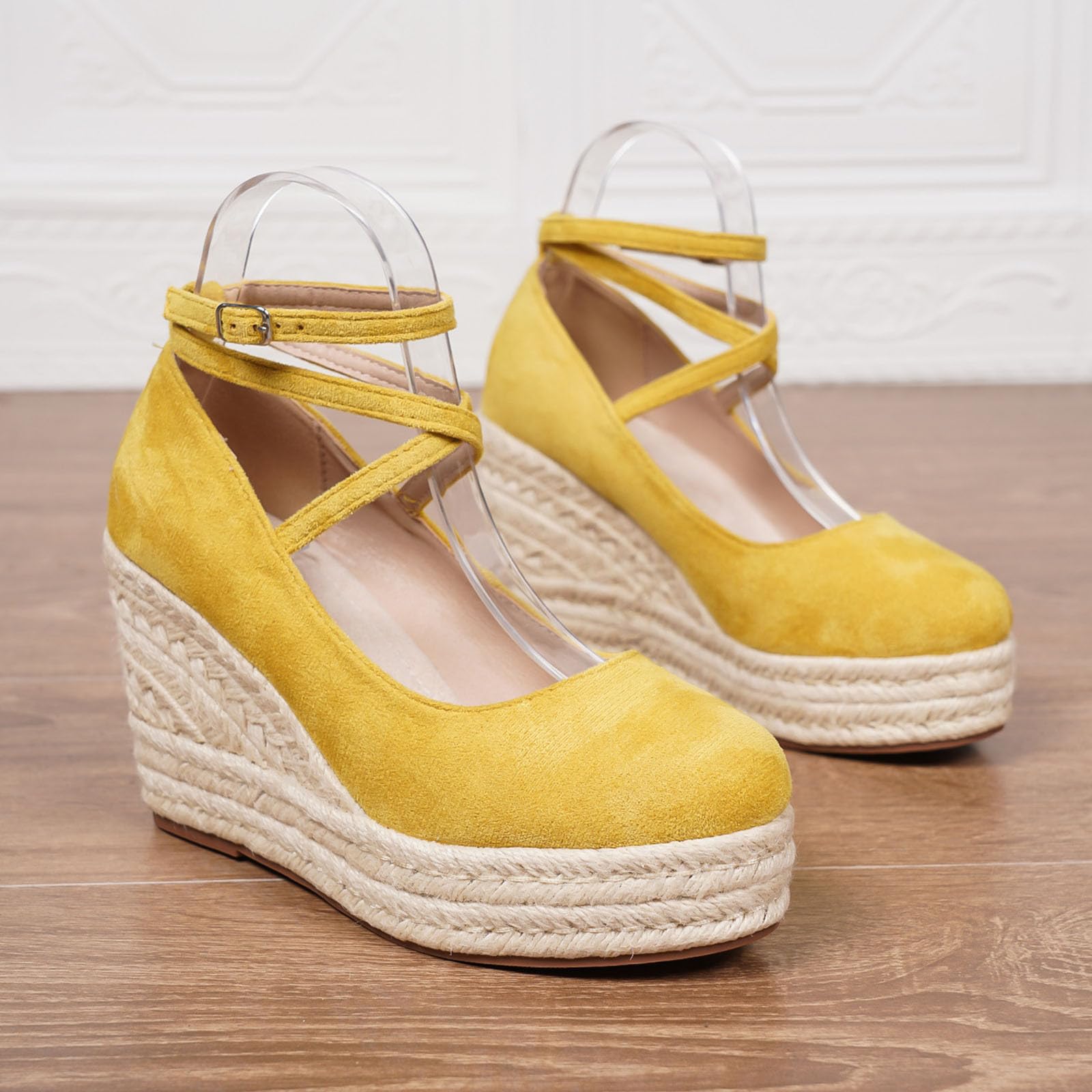 Scarpe da ballo da donna con plateau, scarpe da sposa con cinturino, tacco alto, eleganti e comode, scarpe con tacco alto per ottobre