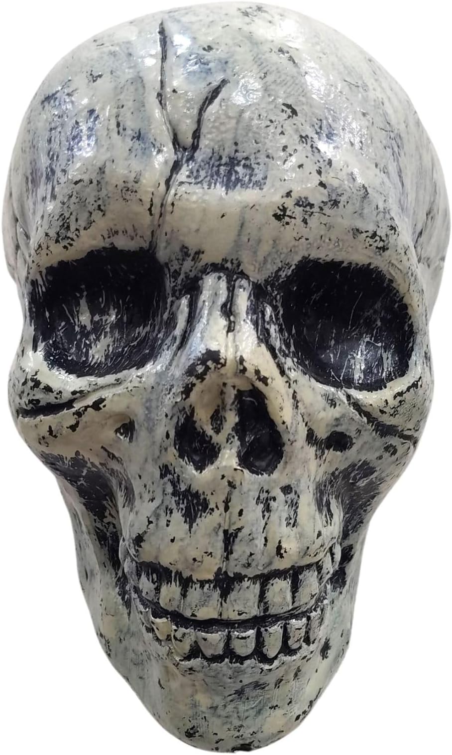 BookMyCostume Small Skull Toy Halloween Ghost Showpiece Decoration Kids Adults Fancy Dress Costume Accessory - White