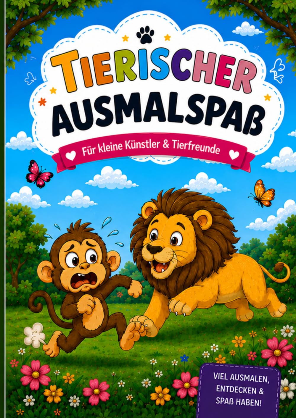 TIERISCHER AUSMALSPAß: FÜR KLEINE KÜNSTLER & TIERFREUNDE