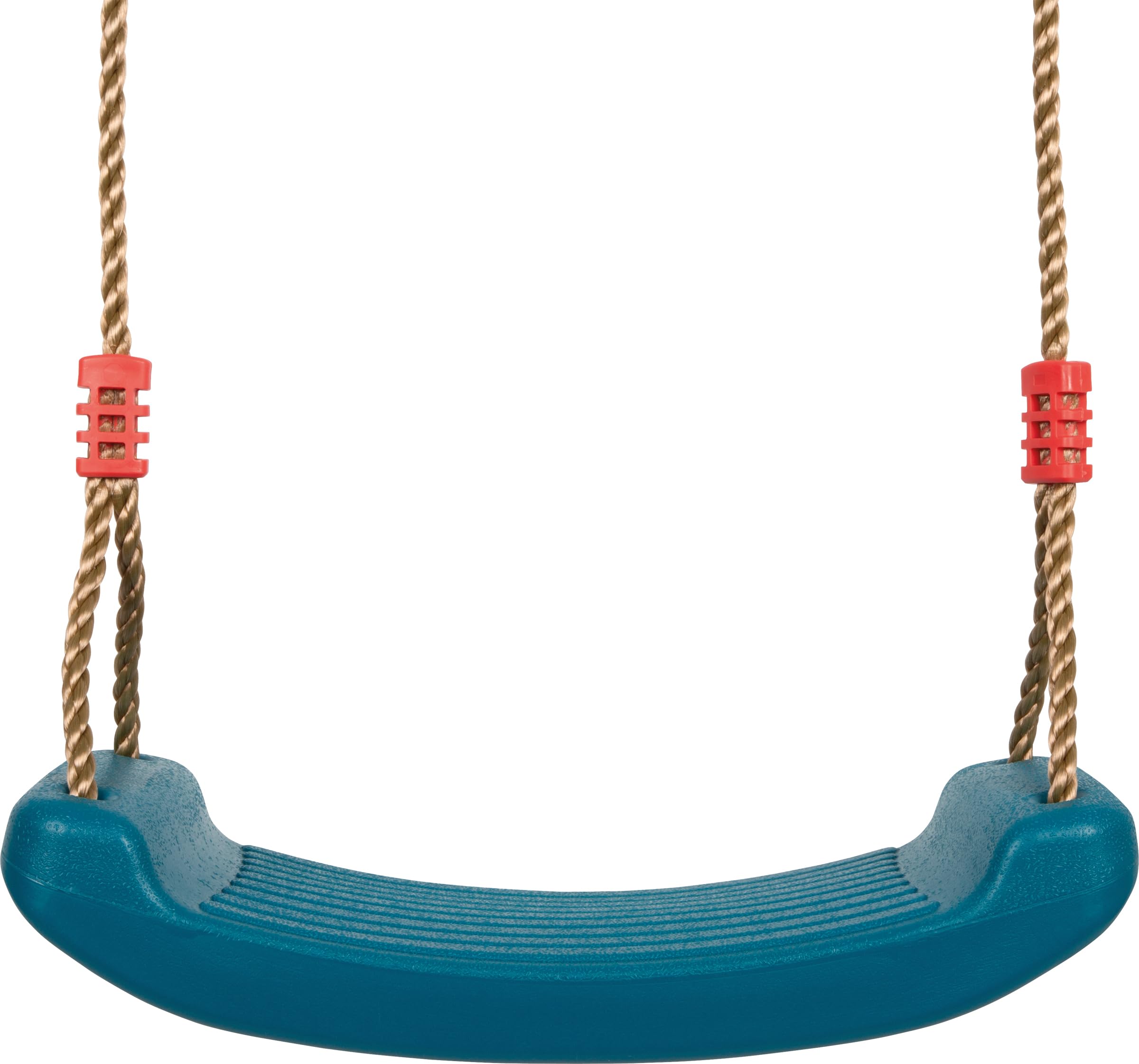 small foot Altalena blu, con sedile resistente alle intemperie e corde in plastica resistenti, regolabili in lunghezza, per bambini dai 3 anni, 12793