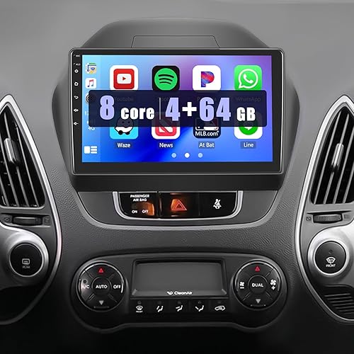 [8 Core 4+64G] Android Radio for Hyundai Tucson 2010-2015, 10.1"