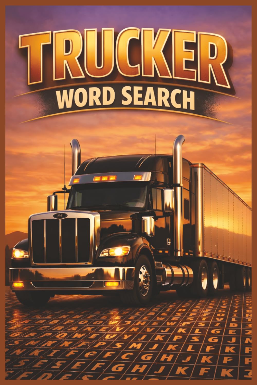 Trucker Word Search: 50 Trucker Puzzles Featuring Trucking Terms, Highway Lingo & Open Road Fun — Solutions Included | Perfect Gift for Truck Drivers