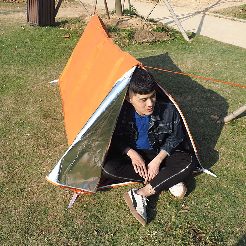 Zalati Notfallzelt Orange - Überlebensausrüstung Für Camping & Outdoor