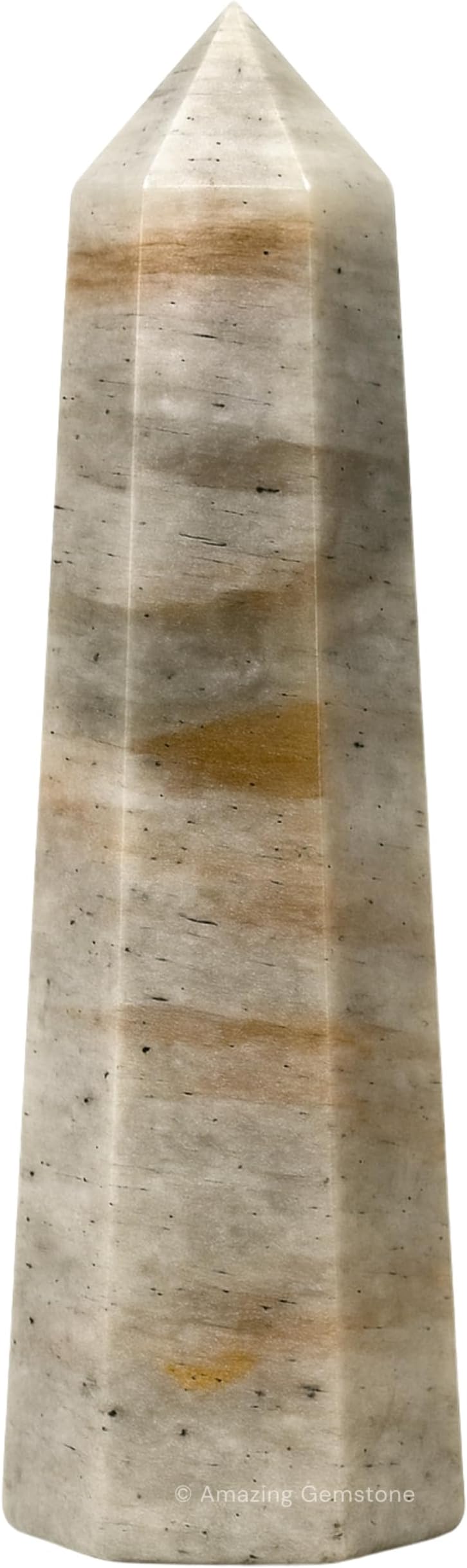 Amazing Gemstone Chrysoberyl Cats Eye Crystal Towers ~ Natural Healing Crystal Point Obelisk for Reiki Healing and Crystal Grid (2" to 3" INCH)