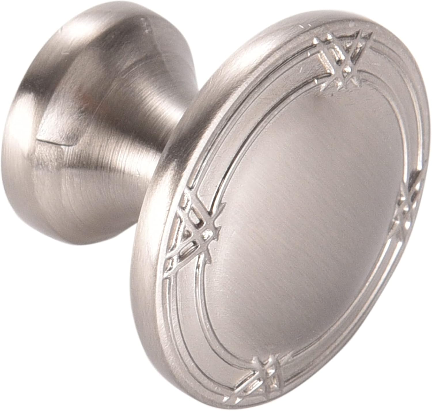902SN-25 Omega Kitchen Bath Cabinet Knobs Satin Nickel 1 3/8" or 33mm (Pack of 25)