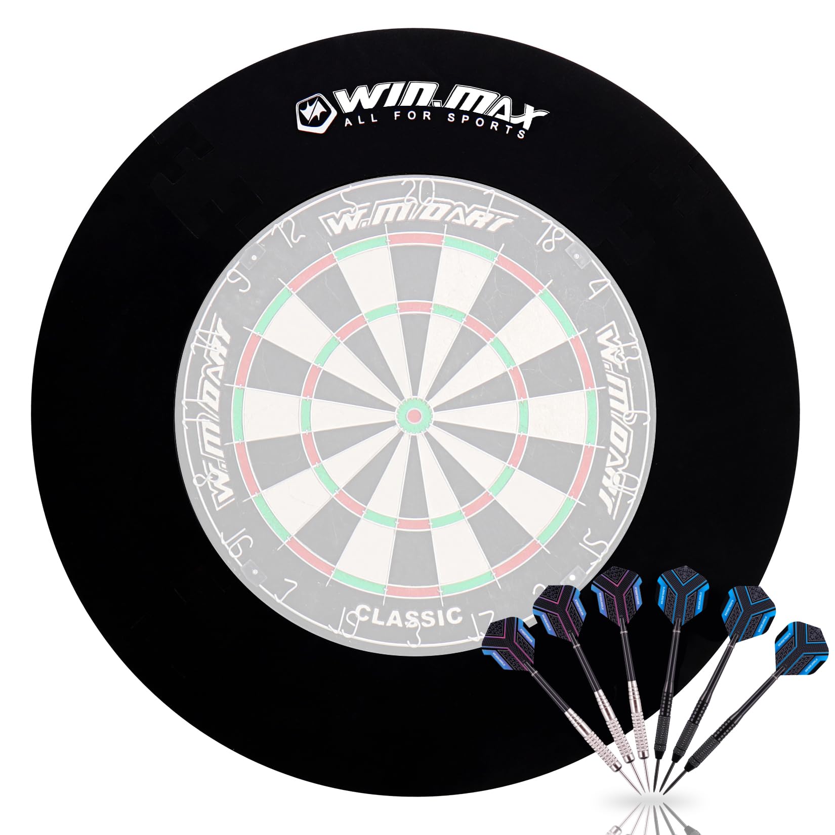 WIN.MAX Dart Catchring Surround Auffangring Dart Backboard Auffangring Rund Dart Surround Eva Dartscheibe