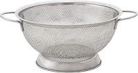 Vista 10 de HIC Harold Import Co. Colador perforado de cocina con asas, acero inoxidable 18/8, 8.5 pulgadas