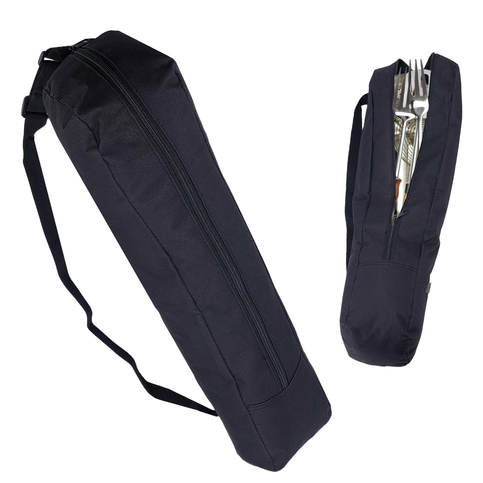 600d Oxford Cloth Grill Storage Bag Heavy Duty BBQ Tools Carry Bag Grill Utensil Accessory Storage Bag with