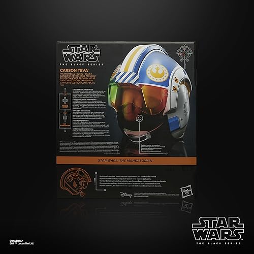 Miniatura 4 de Star Wars The Black Series Carson Teva - Casco electrónico premium con LED avanzados y efectos de sonido, a partir de 14 años