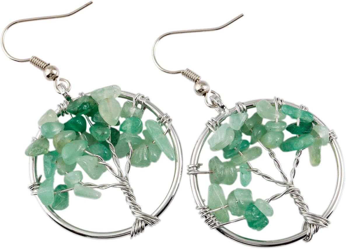 SUNYIK Tumbled Stone Dangle Earrings for Women - Image 3