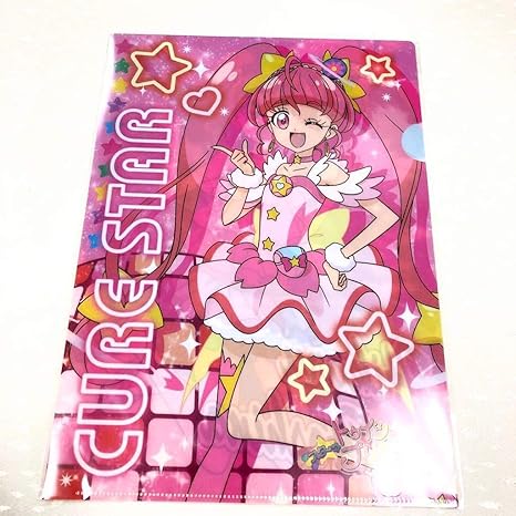 Amazon キュアスター クリアファイル 星奈ひかる スタートゥインクルプリキュア ローソン プリティストア アニメ 萌えグッズ 通販